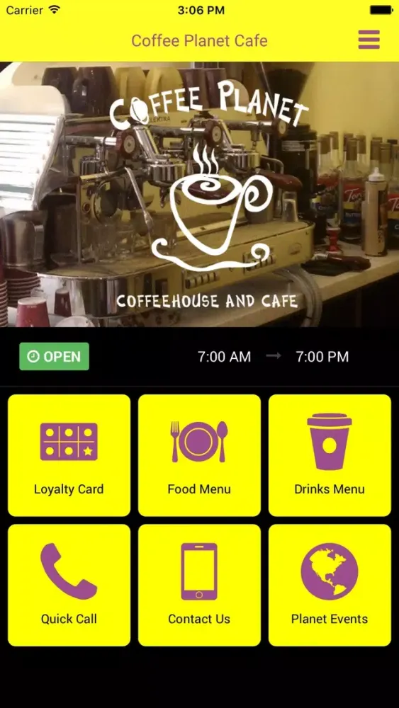 Captures d'écran de Coffee Planet Cafe