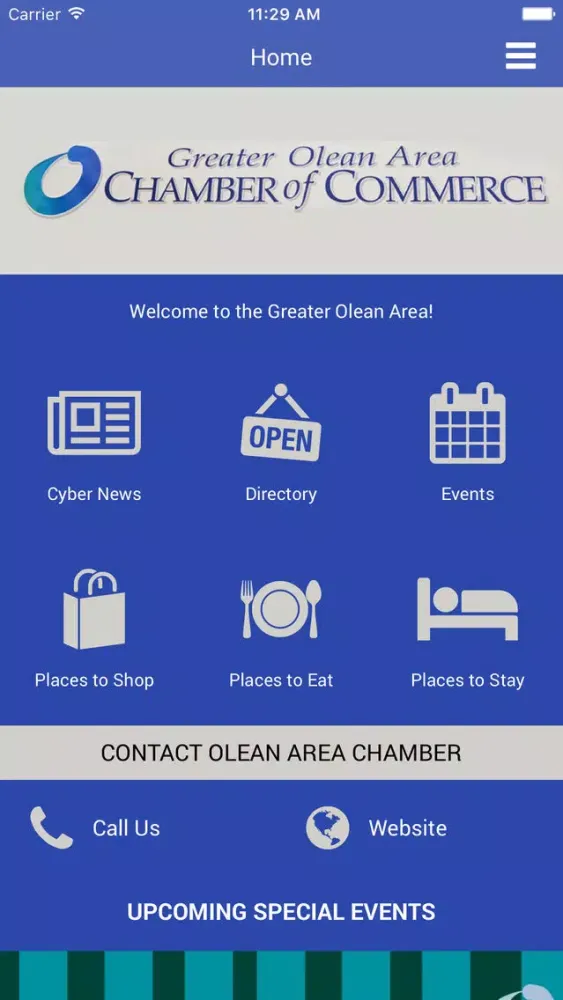Capturas de pantalla de Greater Olean Area Chamber of Commerce