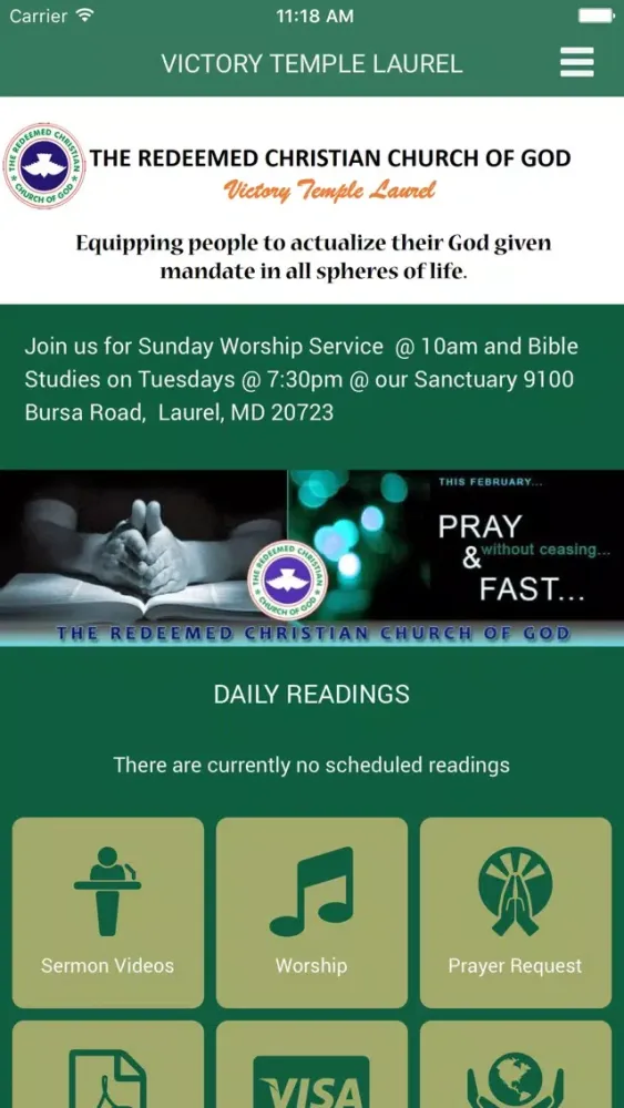 RCCG Victory Temple Laurel Screenshots