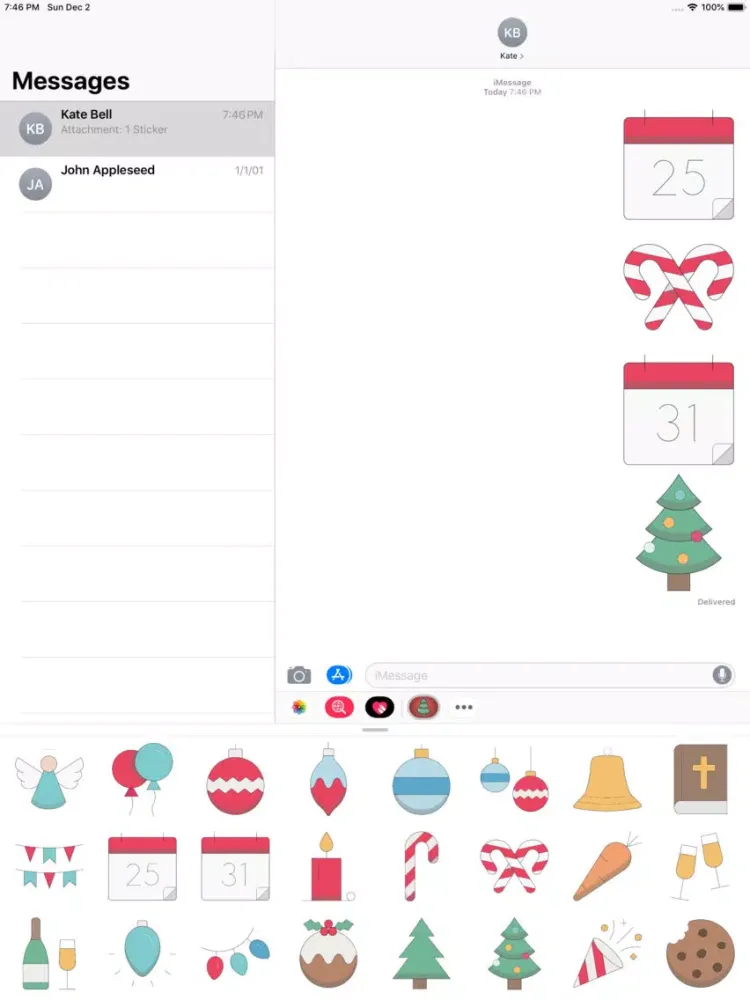 Zrzuty ekranu 200+ Christmas Stickers iPad 