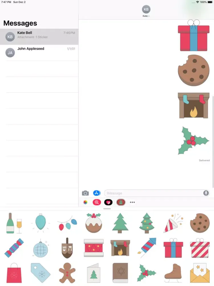 Zrzuty ekranu 200+ Christmas Stickers iPad 