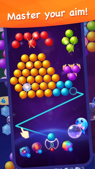 Space Whale Bubble Shooter Screenshots