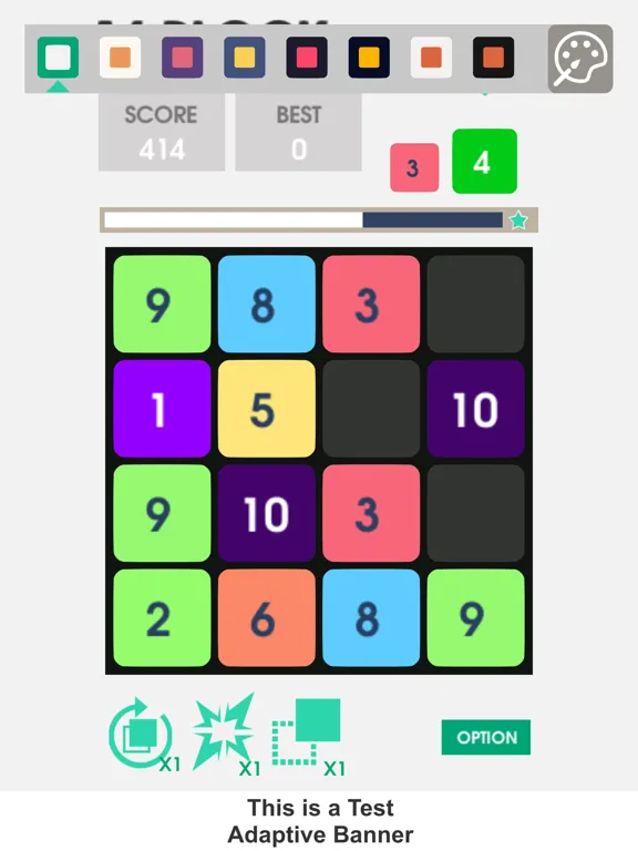 Tangkapan skrin Block 16 iPad 