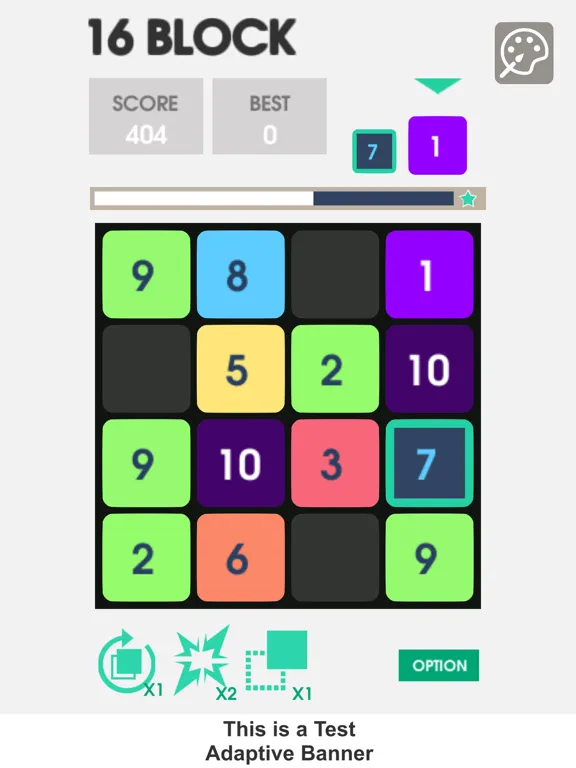 Tangkapan skrin Block 16 iPad 