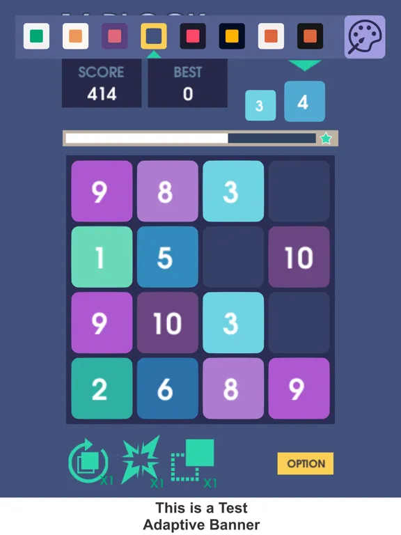 Tangkapan skrin Block 16 iPad 