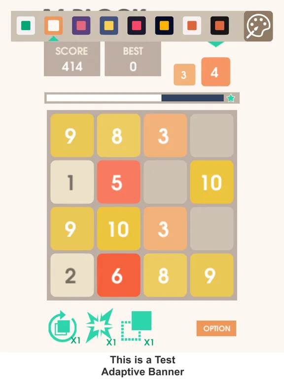 Tangkapan skrin Block 16 iPad 