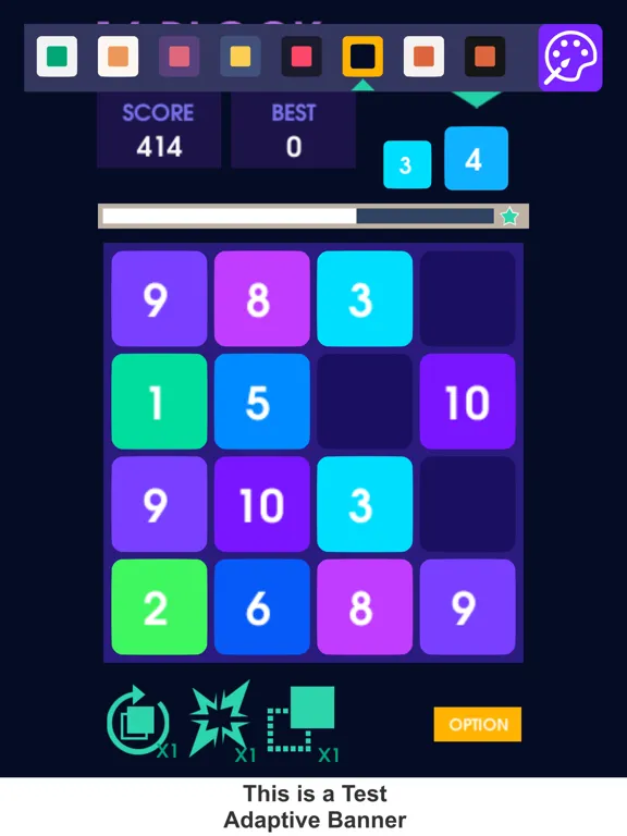 Tangkapan skrin Block 16 iPad 