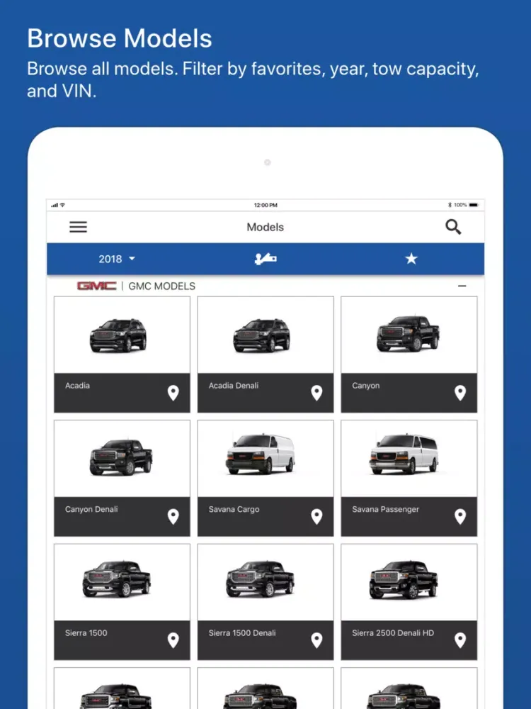 GM - Dealer SalesAssistant iPad  Screenshots