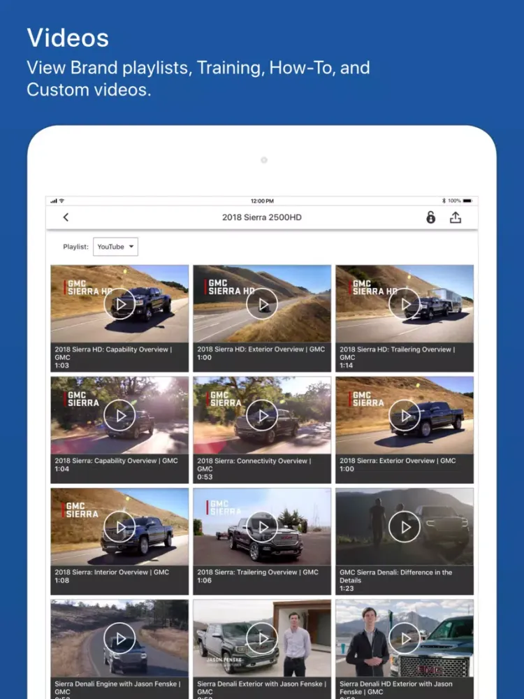 GM - Dealer SalesAssistant iPad  Screenshots