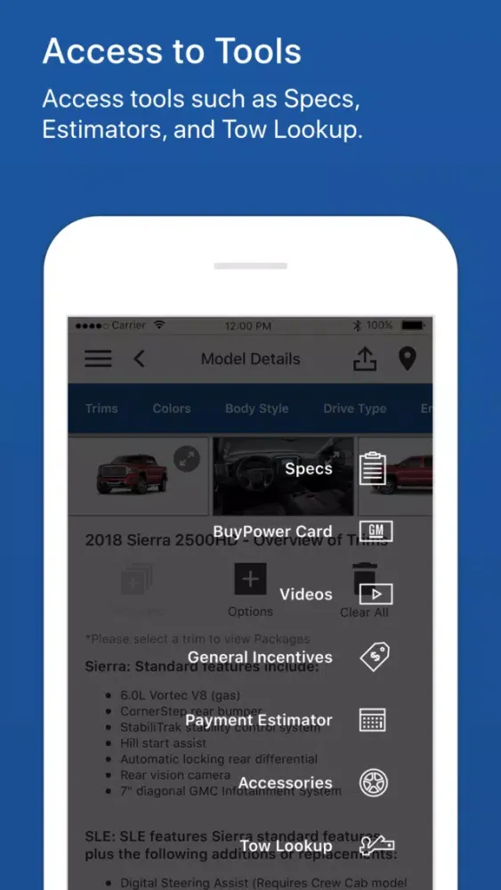 GM - Dealer SalesAssistant Screenshots