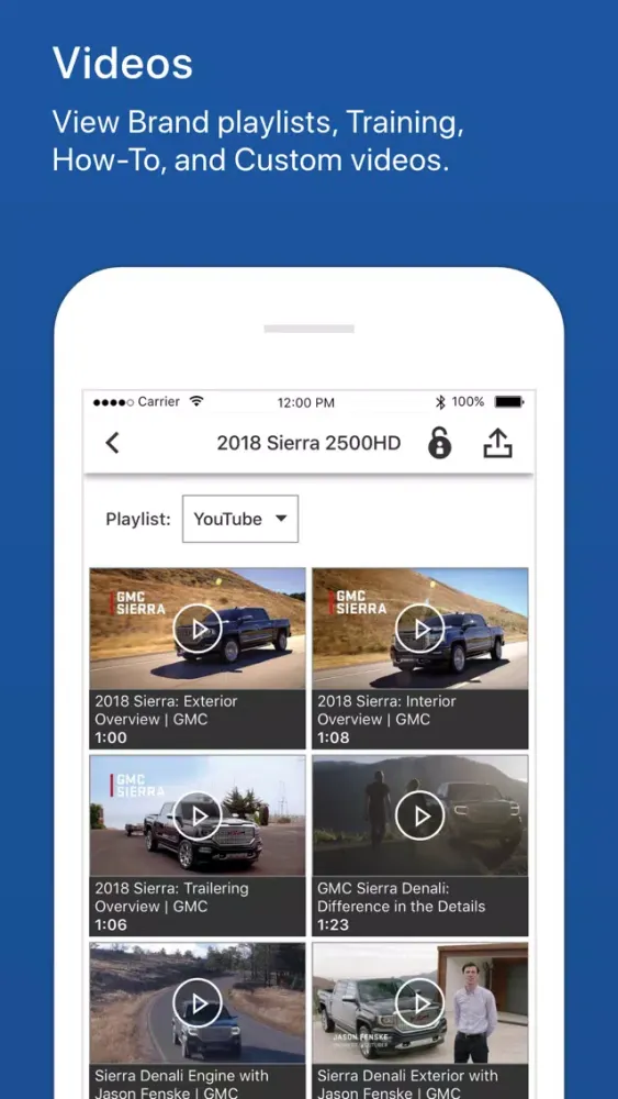 GM - Dealer SalesAssistant Screenshots