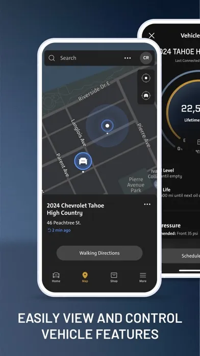 Capturas de pantalla de myChevrolet