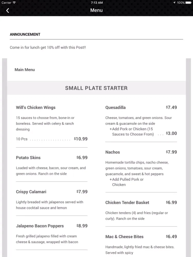 Tailgaters Sports Bars iPad  स्क्रीनशॉट