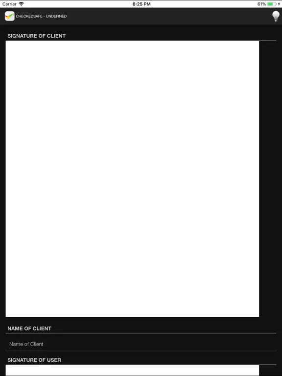 CheckedSafe iPad  Screenshots