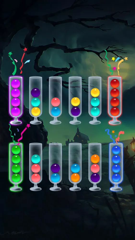 Bubble Sort Color Puzzle Screenshots