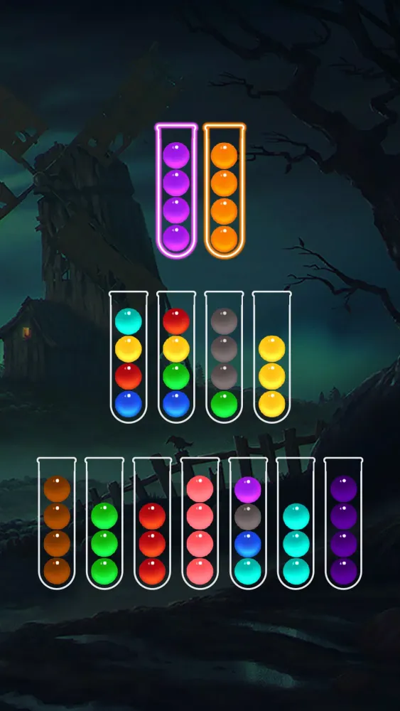 Bubble Sort Color Puzzle Screenshots
