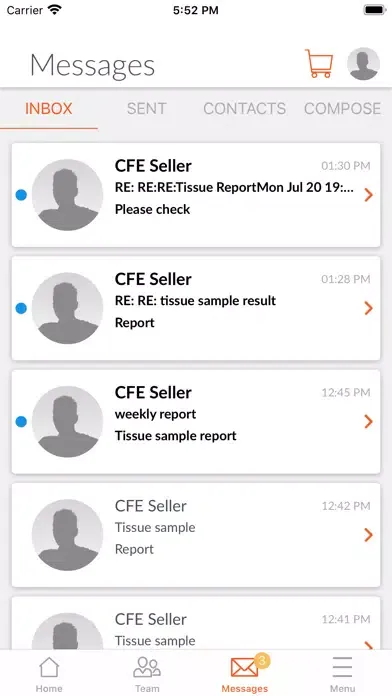 Tangkapan layar CFE Grower Portal