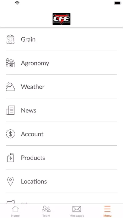 Tangkapan layar CFE Grower Portal
