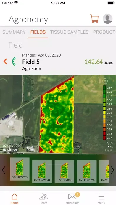 Tangkapan layar CFE Grower Portal