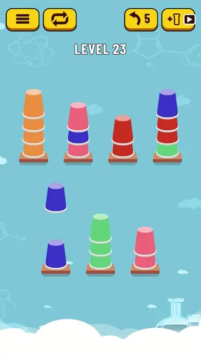 Cup Sort Puzzle Screenshots