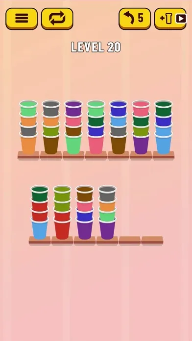 Cup Sort Puzzle Screenshots