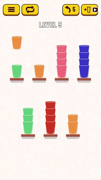 Cup Sort Puzzle Screenshots