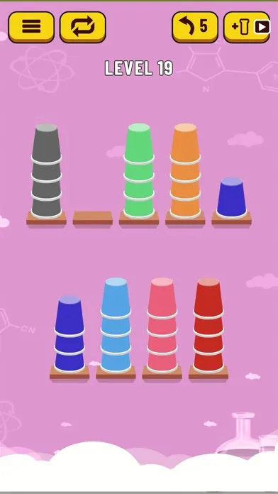 Cup Sort Puzzle Screenshots