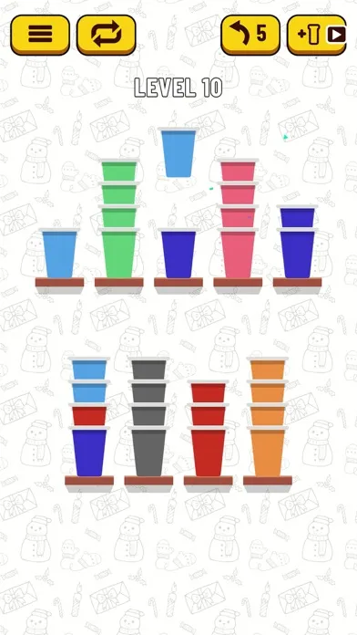 Cup Sort Puzzle Screenshots