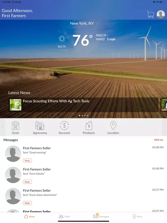 First Farmers Agronomy iPad  स्क्रीनशॉट
