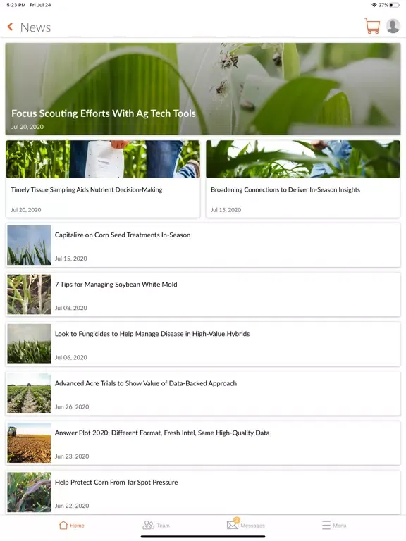 First Farmers Agronomy iPad  स्क्रीनशॉट