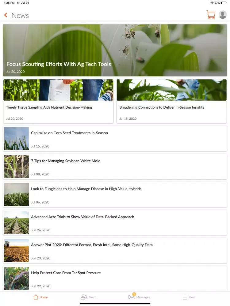 Captures d'écran de Maple River Grain and Agronomy iPad 