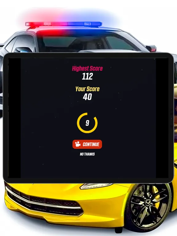 Capturas de pantalla de Car Driving Police vs Thief iPad 