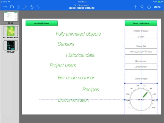 HMI Editor iPad  Screenshots