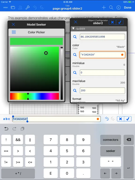 HMI Editor iPad  Screenshots