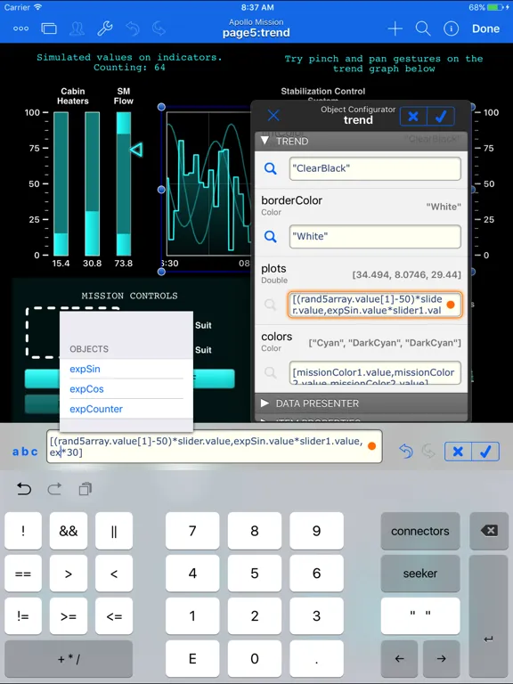 HMI Editor iPad  Screenshots