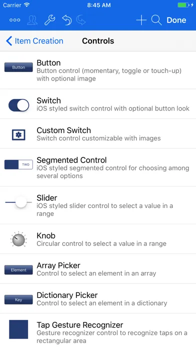 HMI Editor Screenshots