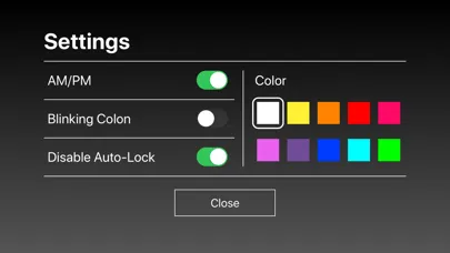 Tangkapan skrin Digital LED Clock