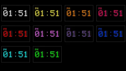 Tangkapan skrin Digital LED Clock