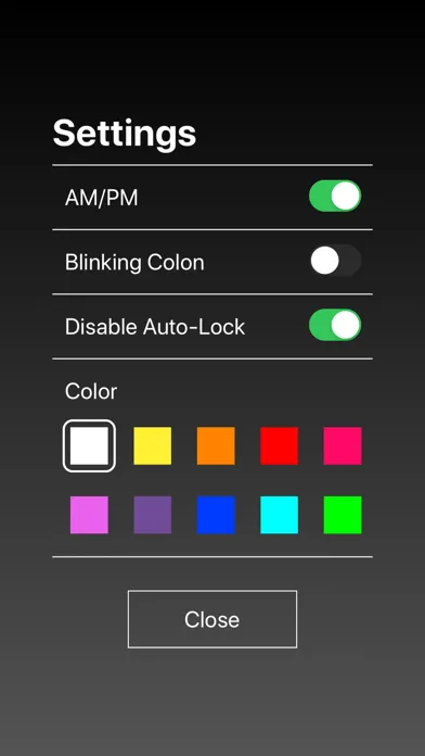 Tangkapan skrin Digital LED Clock