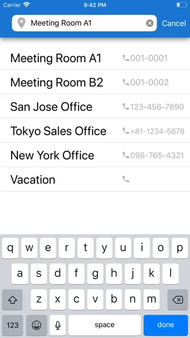 Screenshot di In/Out Board