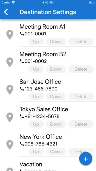 Screenshot di In/Out Board