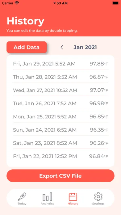 Thermometer Log应用截图