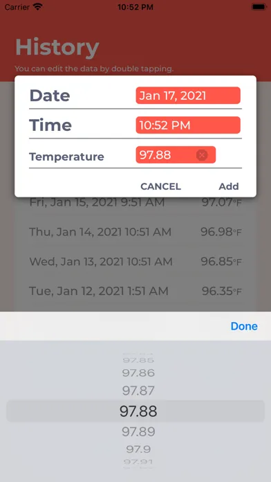 Thermometer Log应用截图