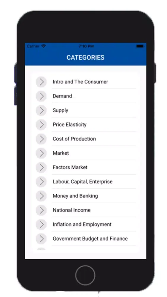 Economics Leaving Cert سکرین شاٹس
