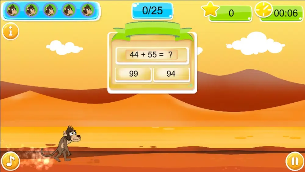 Capturas de tela do MathWay Edu