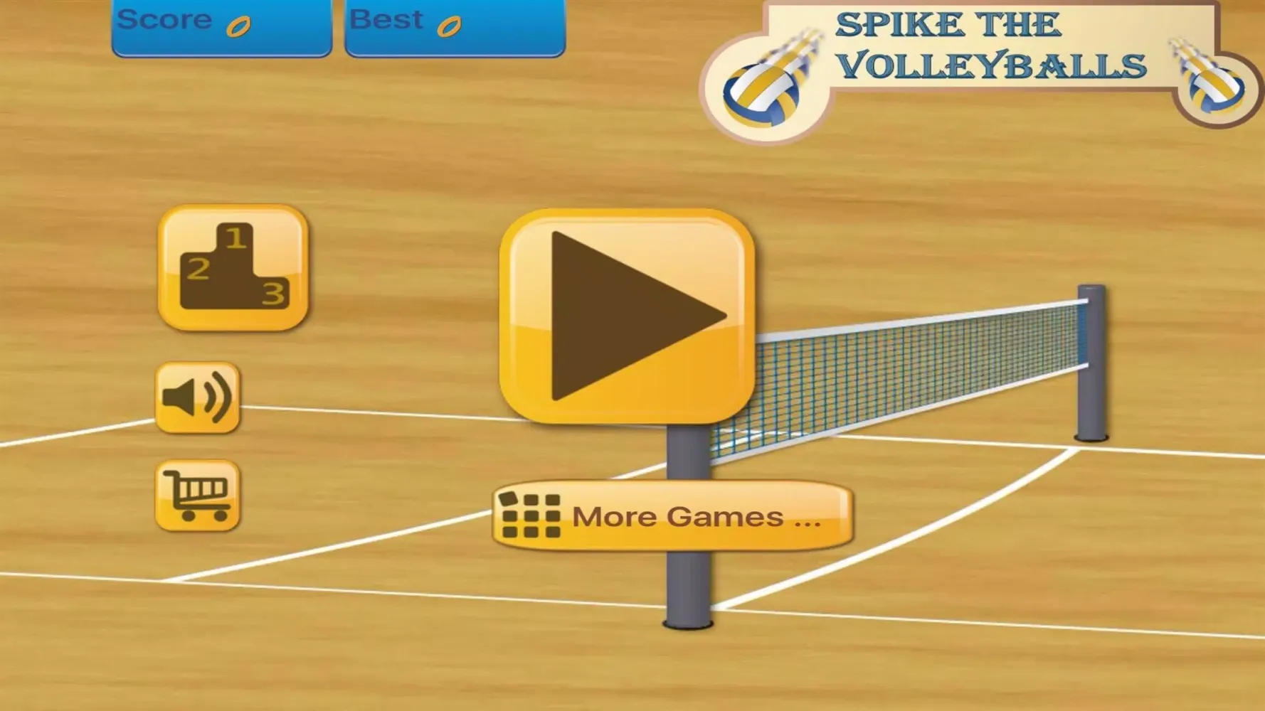 Screenshot di Spike the Volleyballs