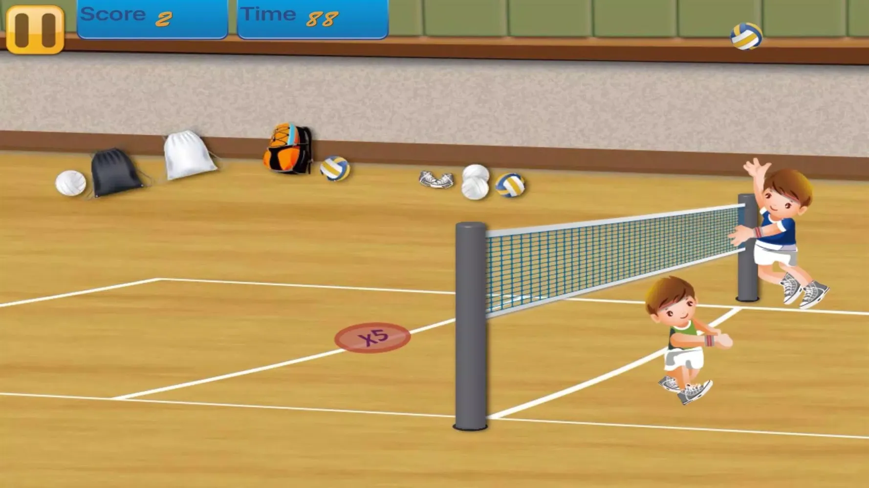 Screenshot di Spike the Volleyballs