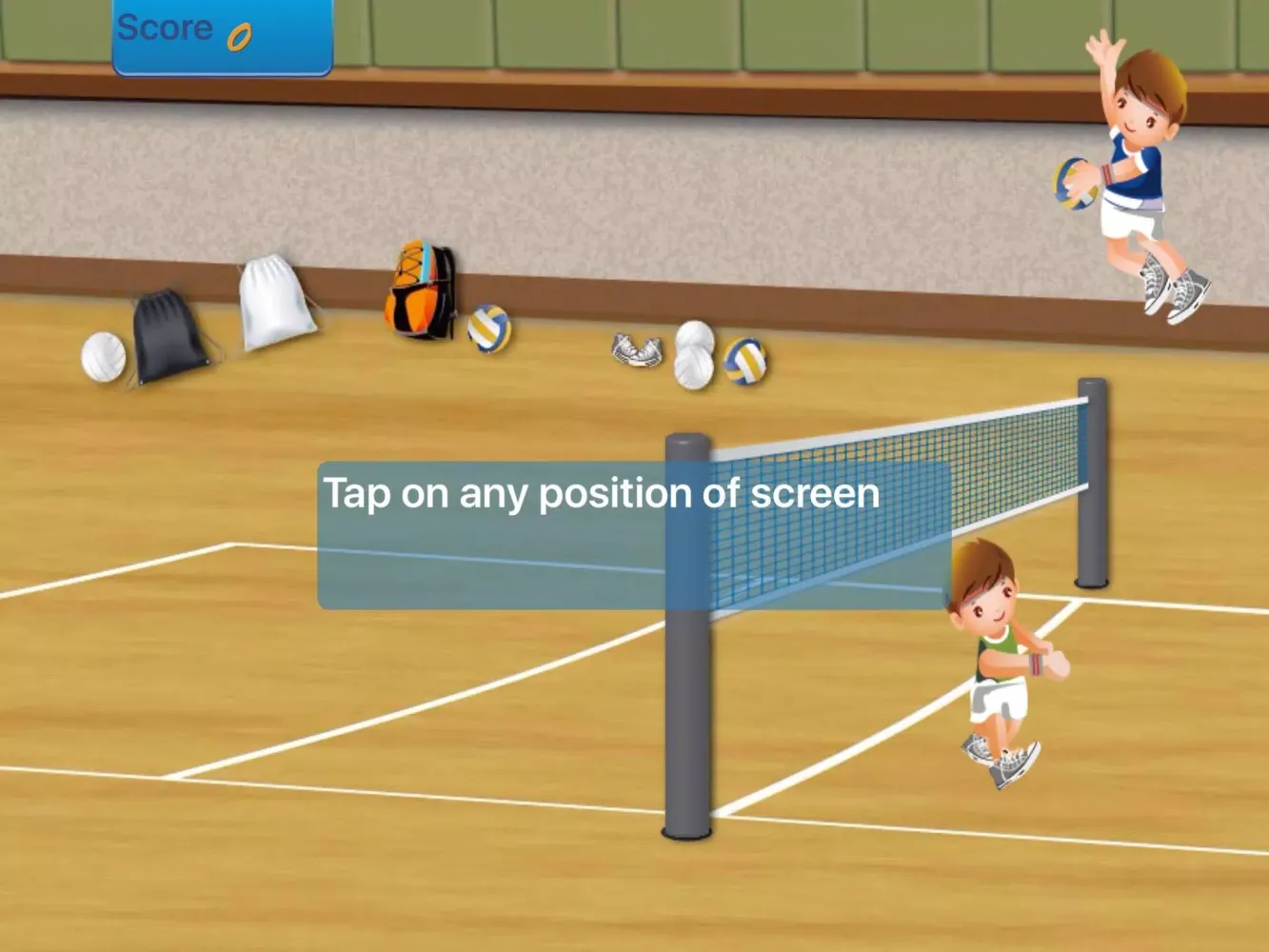 Screenshot di Spike the Volleyballs