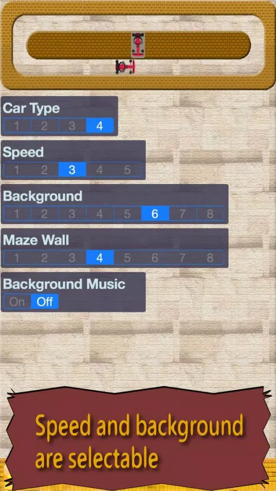 ภาพหน้าจอของ Crazy Maze Racing