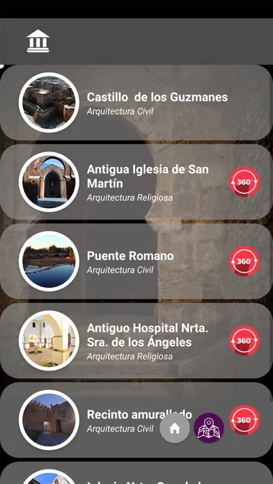Tangkapan skrin Audioguía de Niebla